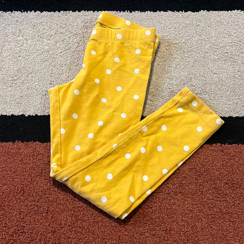 ✨💛Polka dotted leggings / Size XS ( 4/5T ) Girls / Cat & Jack